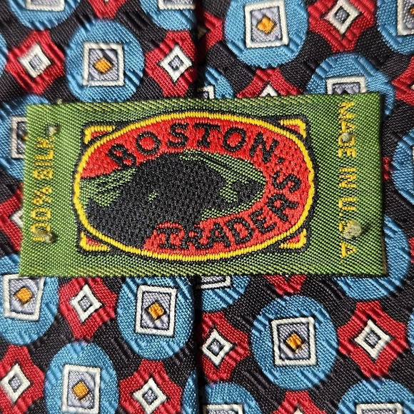Vintage Boston Trader Silk Tie - Picture 4 of 6